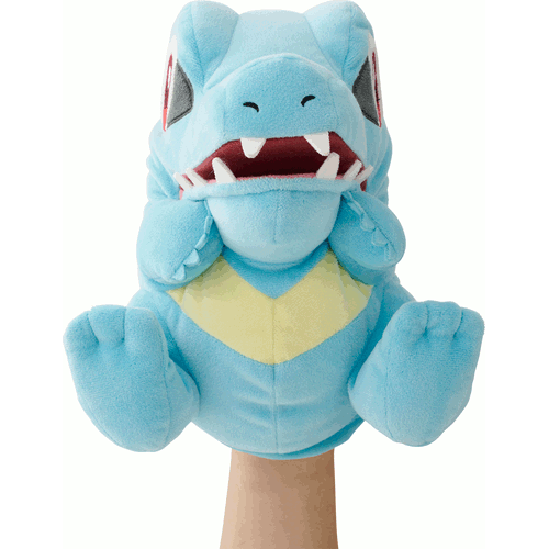 Totodile Biting Puppet Plush Toy - Pokémon Centre - PokéBox Australia