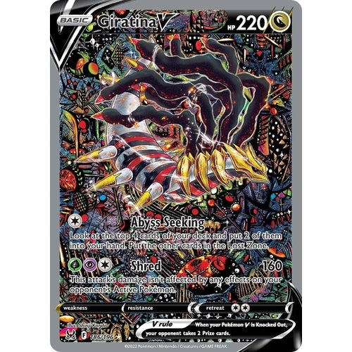 Giratina V (Alternate Full Art) (186/196) (SWSH11: Lost Origin) - PokéBox Australia