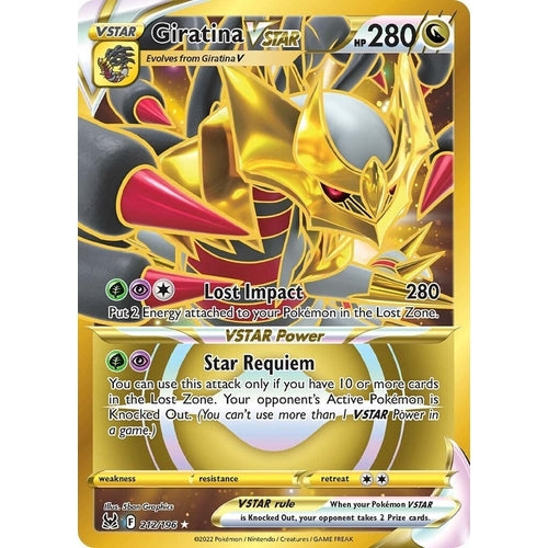 Giratina VSTAR (212) (Secret) (212/196) (SWSH11: Lost Origin) - PokéBox Australia