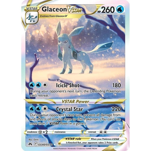 Glaceon VSTAR (GG40/GG70) (Crown Zenith: Galarian Gallery) - PokéBox Australia