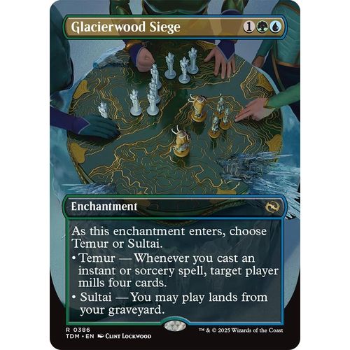 Glacierwood Siege (Borderless) (386) (Tarkir: Dragonstorm) - PokéBox Australia