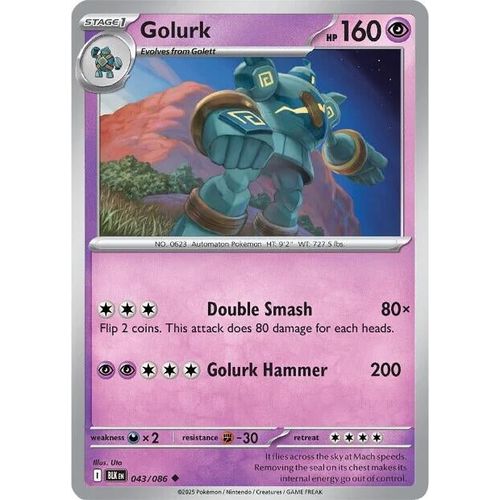 Golurk (043/086) (SV: Black Bolt) - PokéBox Australia