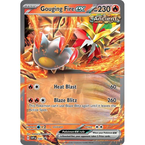 Gouging Fire ex - 144 (144) (SV: Scarlet & Violet Promo Cards) - PokéBox Australia