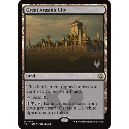 Great Arashin City (257) (Promo Pack: Tarkir: Dragonstorm) - PokéBox Australia