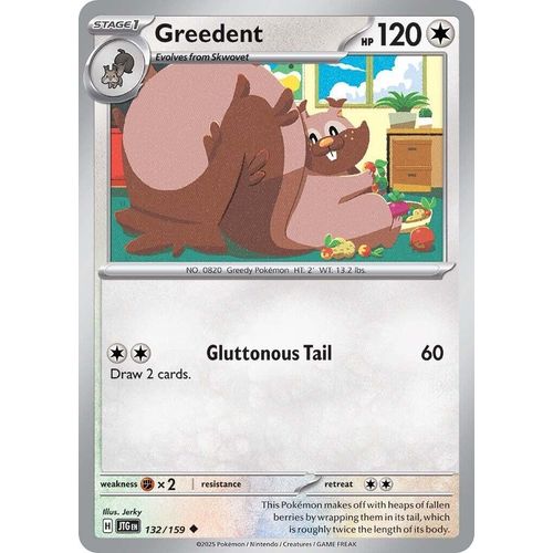 Greedent (132/159) (SV09: Journey Together) - PokéBox Australia