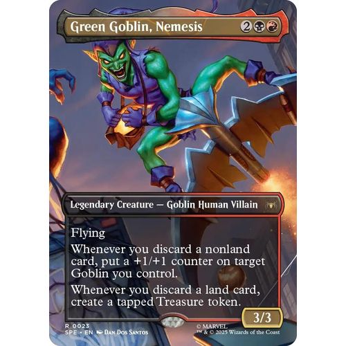 Green Goblin, Nemesis (Borderless) (23) (Marvel's Spider - Man: Eternal - Legal) - PokéBox Australia