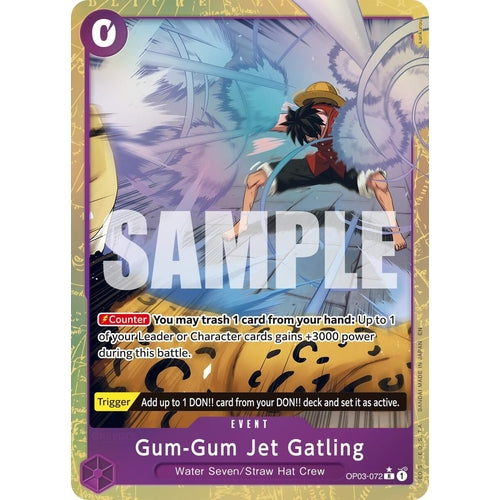 Gum - Gum Jet Gatling (Alternate Art) (OP03 - 072) (Premium Booster - The Best - Vol. 2) - PokéBox Australia