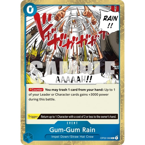 Gum - Gum Rain (Reprint) (OP02 - 068) (Premium Booster - The Best - Vol. 2) - PokéBox Australia