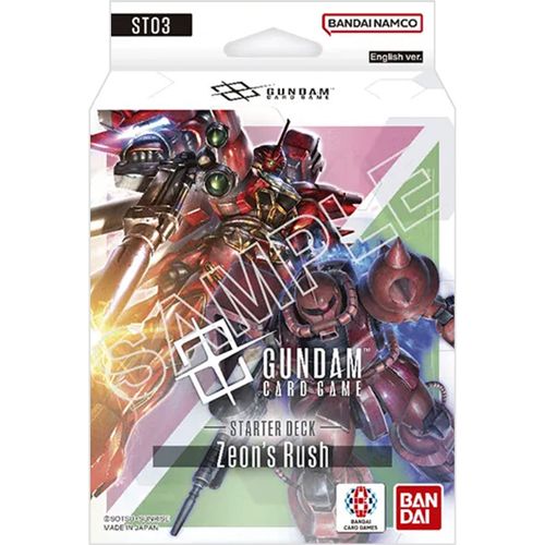 Gundam Card Game: Zeon's Rush ST03 Starter Deck - PokéBox Australia