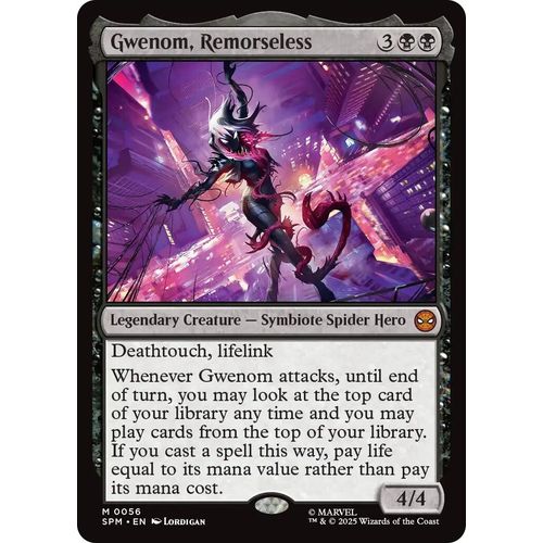Gwenom, Remorseless (56) (Marvel's Spider - Man) - PokéBox Australia