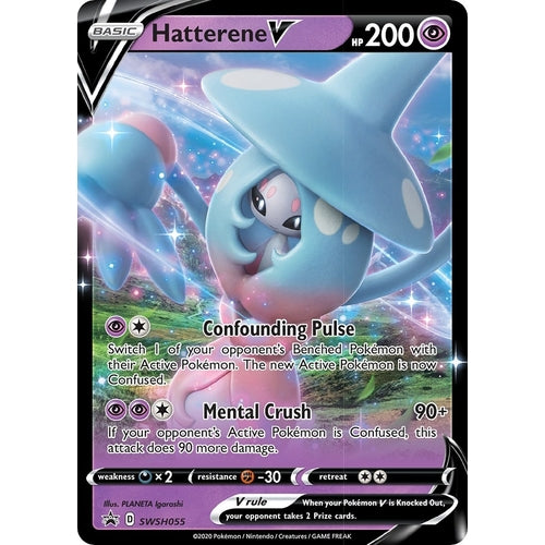 Hatterene V - SWSH055 (SWSH055) (SWSH: Sword & Shield Promo Cards) - PokéBox Australia