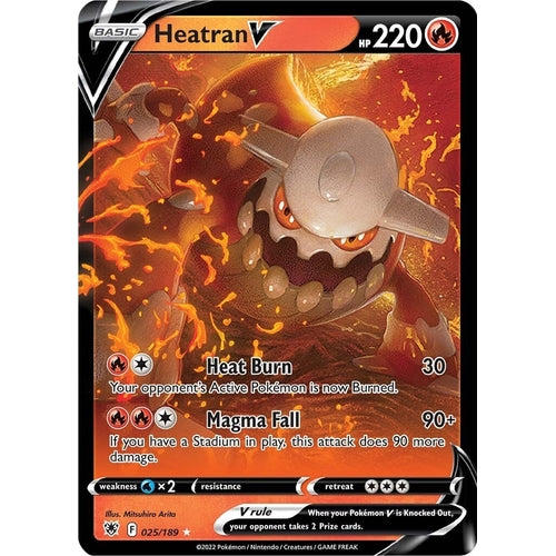 Heatran V (025/189) (SWSH10: Astral Radiance) - PokéBox Australia