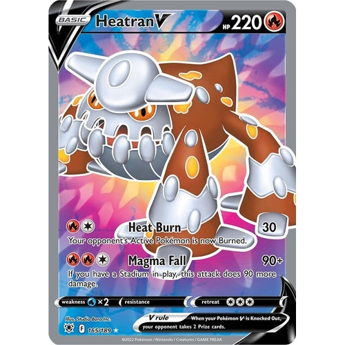 Heatran V (Full Art) (165/189) (SWSH10: Astral Radiance) - PokéBox Australia