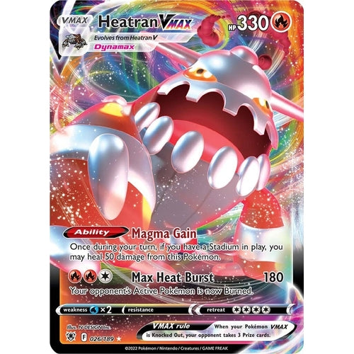 Heatran VMAX (026/189) (SWSH10: Astral Radiance) - PokéBox Australia