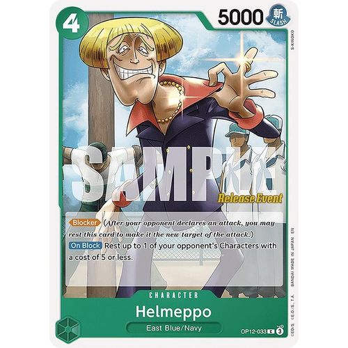 Helmeppo (OP12 - 033) (Legacy of the Master Release Event Cards) - PokéBox Australia