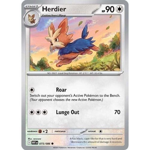 Herdier (075/086) (SV: White Flare) - PokéBox Australia