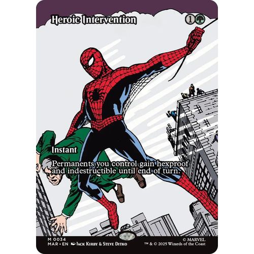 Heroic Intervention (Borderless) (34) (Marvel Eternal - Legal) - PokéBox Australia