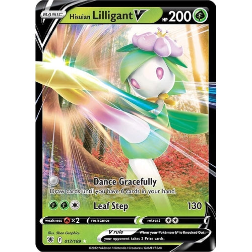 Hisuian Lilligant V (017/189) (SWSH10: Astral Radiance) - PokéBox Australia