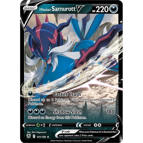 Hisuian Samurott V (101/189) (SWSH10: Astral Radiance) - PokéBox Australia