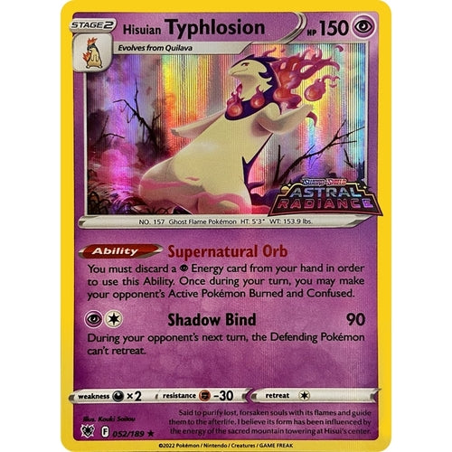 Hisuian Typhlosion - 052/189 (GameStop Exclusive) (052/189) (Miscellaneous Cards & Products) - PokéBox Australia