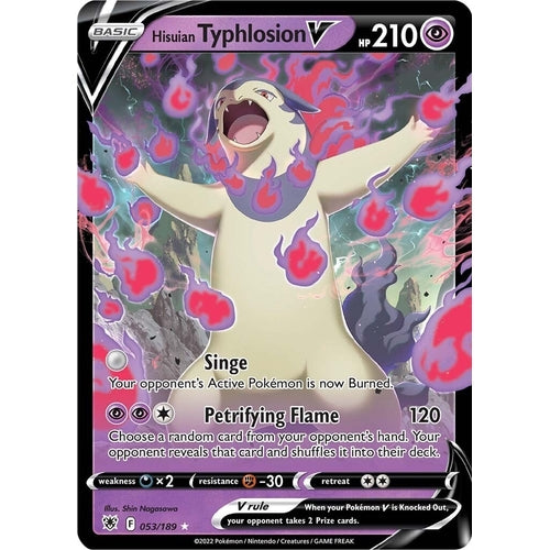 Hisuian Typhlosion V (053/189) (SWSH10: Astral Radiance) - PokéBox Australia