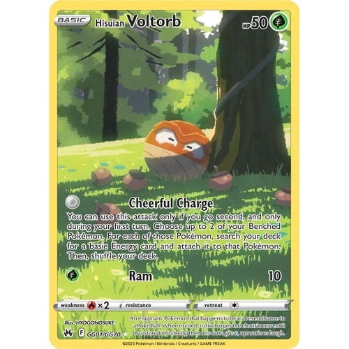 Hisuian Voltorb (GG01/GG70) (Crown Zenith: Galarian Gallery) - PokéBox Australia