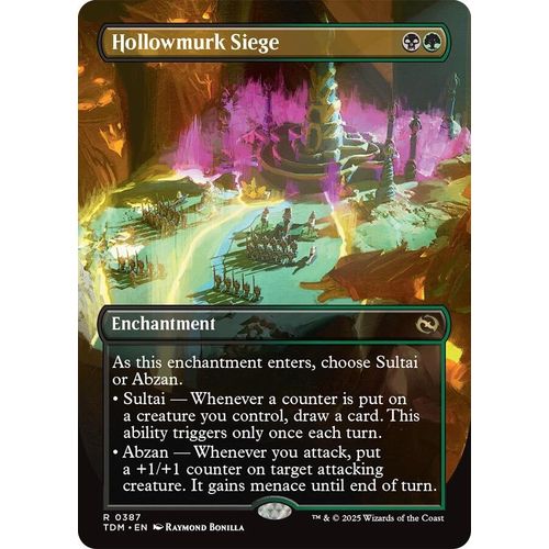 Hollowmurk Siege (Borderless) (387) (Tarkir: Dragonstorm) - PokéBox Australia