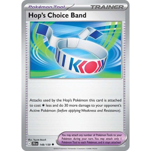 Hop's Choice Band (148/159) (SV09: Journey Together) - PokéBox Australia