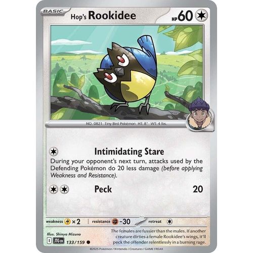 Hop's Rookidee (133/159) (SV09: Journey Together) - PokéBox Australia