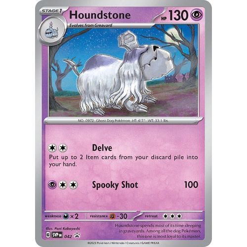 Houndstone - 042 (042) (SV: Scarlet & Violet Promo Cards) - PokéBox Australia