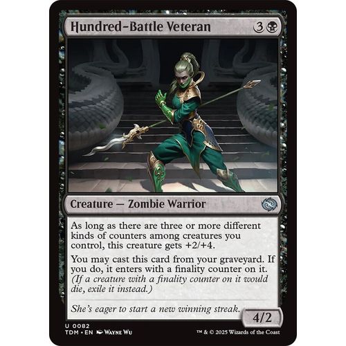 Hundred - Battle Veteran (82) (Tarkir: Dragonstorm) - PokéBox Australia
