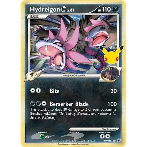 Hydreigon C lv.61 - SWSH138 (SWSH138) (SWSH: Sword & Shield Promo Cards) - PokéBox Australia