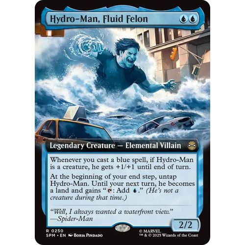 Hydro - Man, Fluid Felon (Extended Art) (250) (Marvel's Spider - Man) - PokéBox Australia