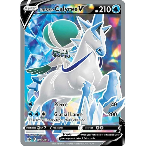 Ice Rider Calyrex V (Full Art) (163/198) (SWSH06: Chilling Reign) - PokéBox Australia