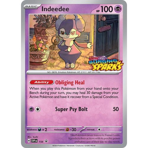 Indeedee - 154 (154) (SV: Scarlet & Violet Promo Cards) - PokéBox Australia