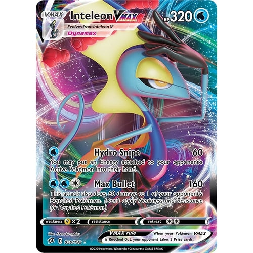 Inteleon VMAX (050/192) (SWSH02: Rebel Clash) - PokéBox Australia