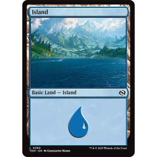 Island (0280) (280) (Tarkir: Dragonstorm) - PokéBox Australia