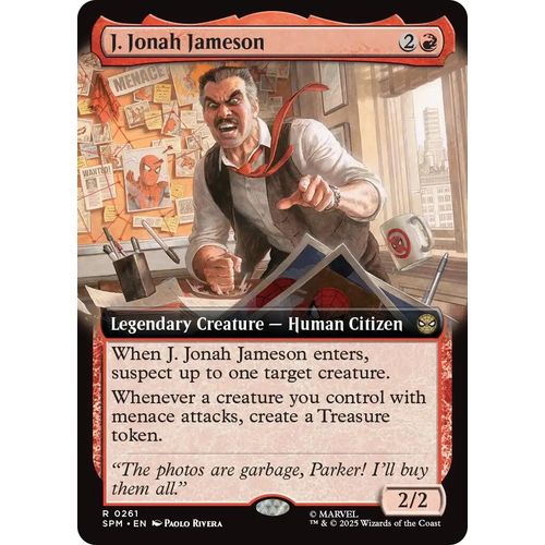 J. Jonah Jameson (Extended Art) (261) (Marvel's Spider - Man) - PokéBox Australia