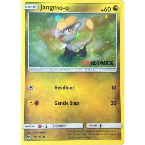 Jangmo - o - 75/111 (Cosmos Holo) (EB Games Promo) (075/111) (Miscellaneous Cards & Products) - PokéBox Australia