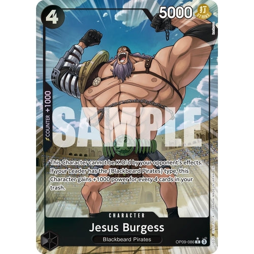 Jesus Burgess (Alternate Art) (OP09 - 086) (Premium Booster - The Best - Vol. 2) (PRB - 02) - PokéBox Australia