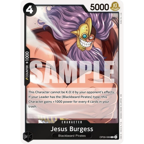 Jesus Burgess (Reprint) (OP09 - 086) (Premium Booster - The Best - Vol. 2) - PokéBox Australia