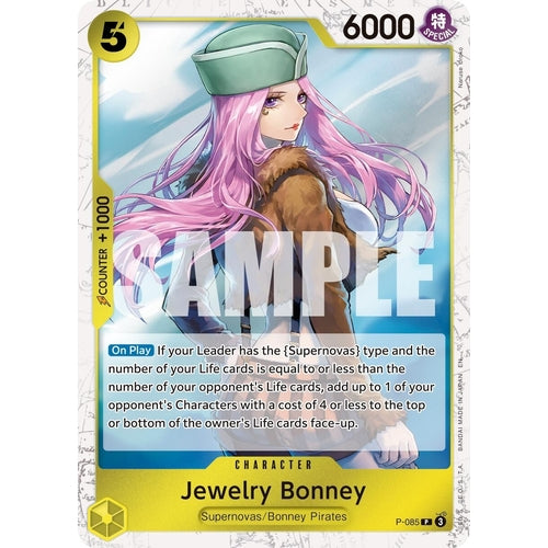 Jewelry Bonney - P - 085 (Pirate Foil) (P - 085) (Premium Booster - The Best - Vol. 2) - PokéBox Australia