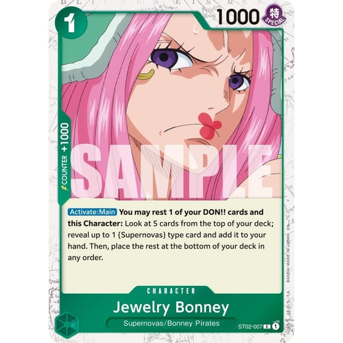 Jewelry Bonney - ST02 - 007 (Pirate Foil) (ST02 - 007) (Premium Booster - The Best - Vol. 2) - PokéBox Australia