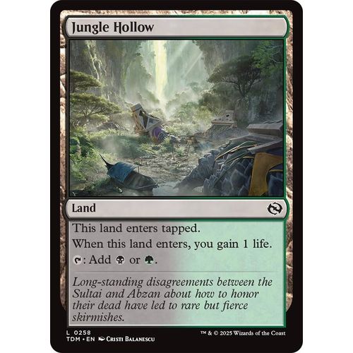 Jungle Hollow (258) (Tarkir: Dragonstorm) - PokéBox Australia