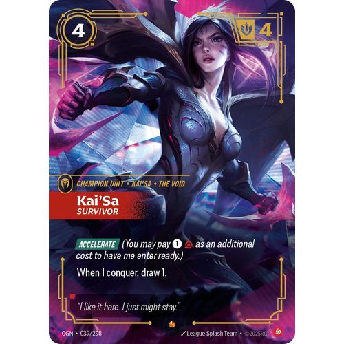 Kai'Sa - Survivor (039/298) (Origins) - PokéBox Australia