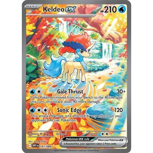 Keldeo ex (167/086) (SV: White Flare) - PokéBox Australia