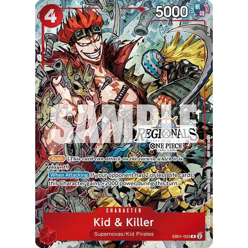 Kid & Killer (Online Regional Participation Pack 2025 Vol.2) (EB01 - 003) (One Piece Promotion Cards) - PokéBox Australia