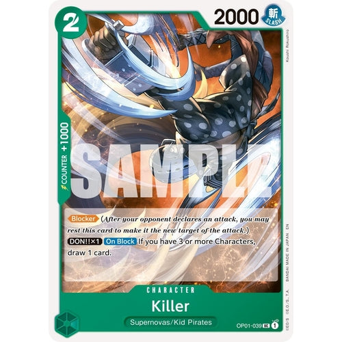 Killer (Reprint) (OP01 - 039) (Premium Booster - The Best - Vol. 2) - PokéBox Australia