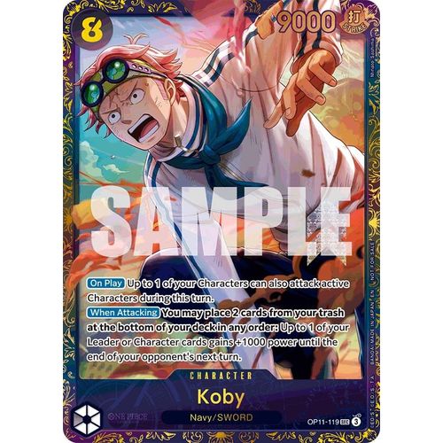 Koby (Treasure Cup August 2025) (OP11 - 119) (One Piece Promotion Cards) - PokéBox Australia
