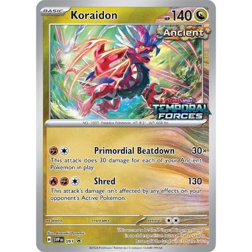 Koraidon - 091 (Prerelease) (091) (SV: Scarlet & Violet Promo Cards) - PokéBox Australia